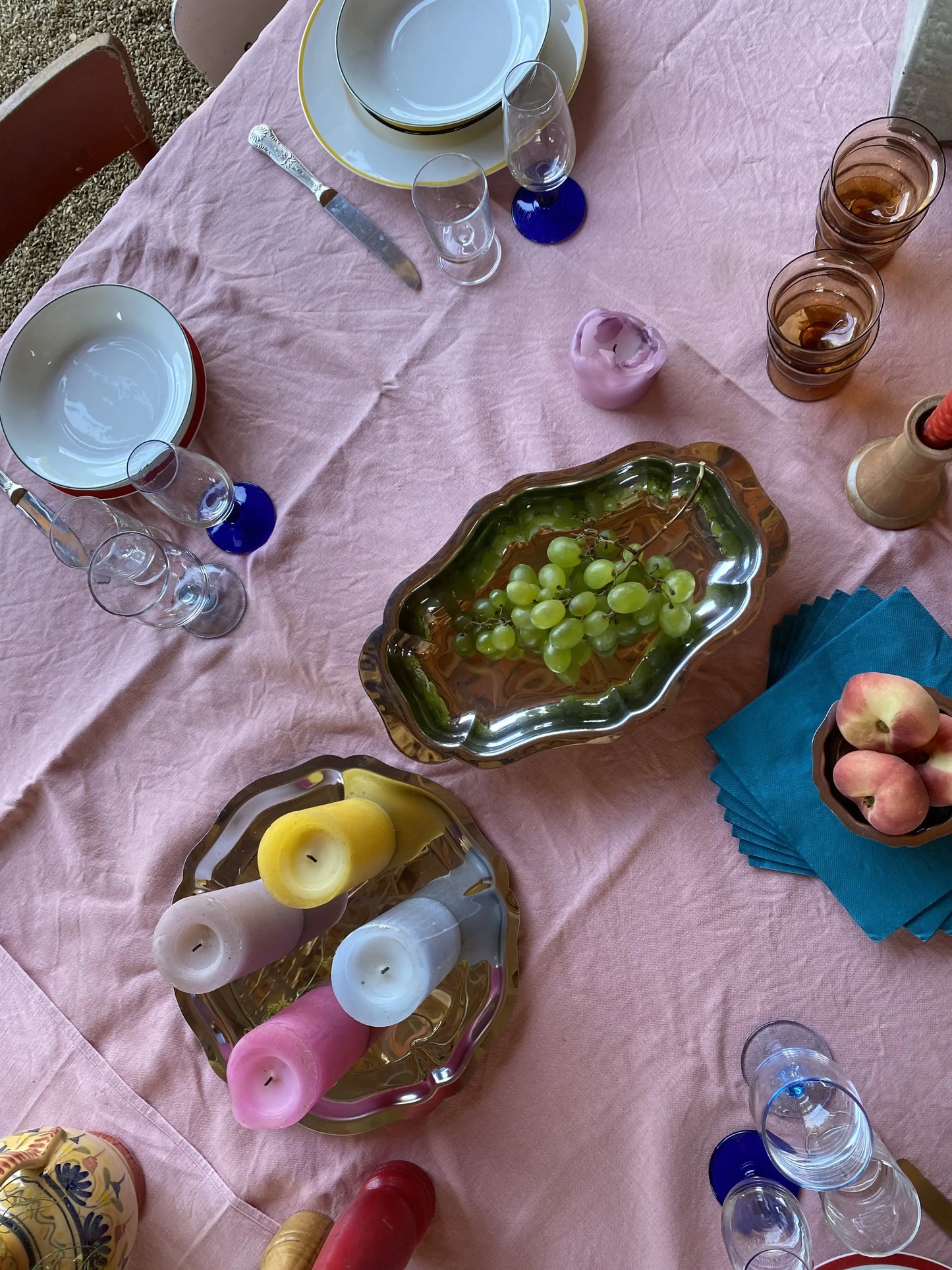 the round dish