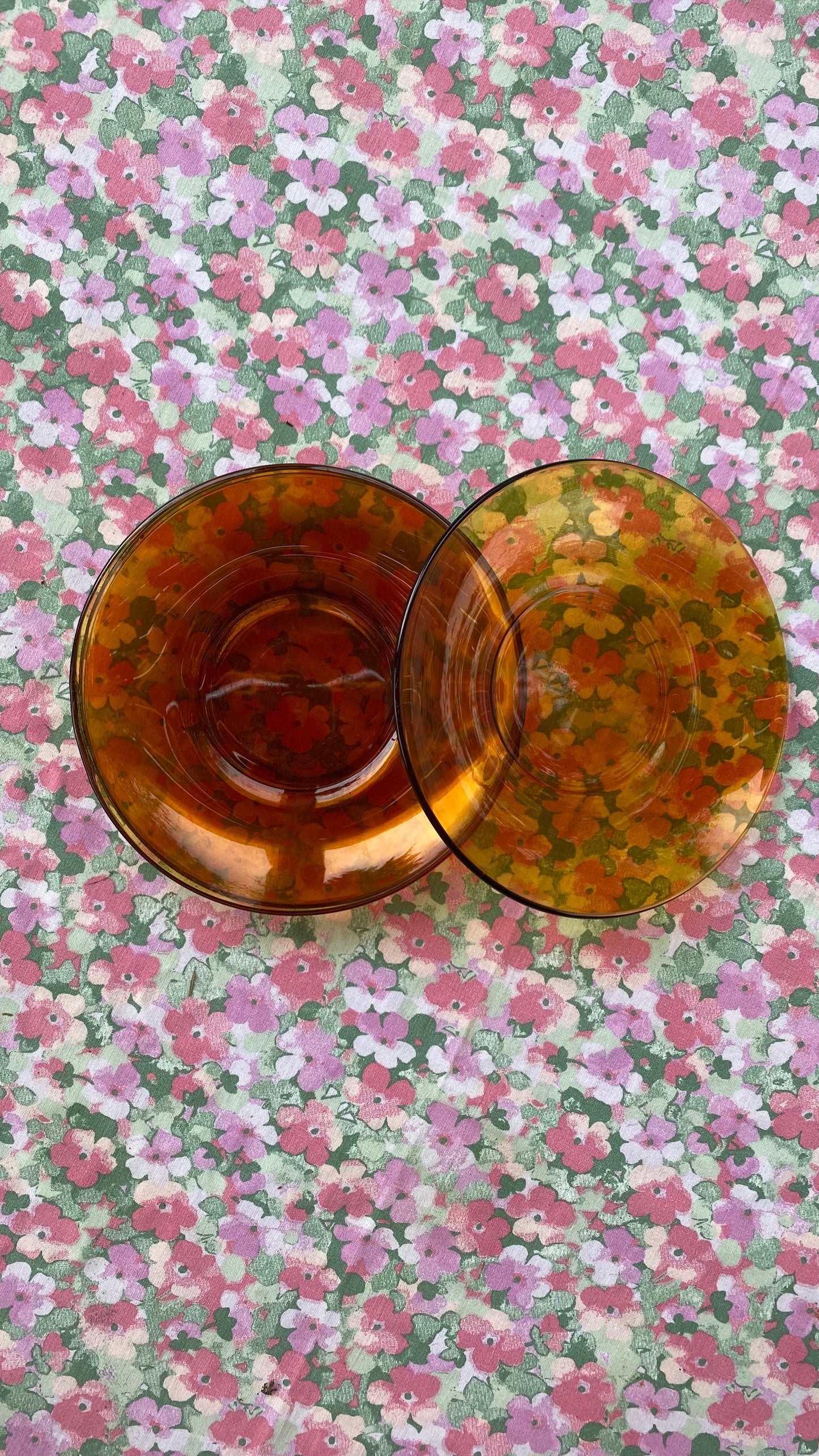 the brown plates