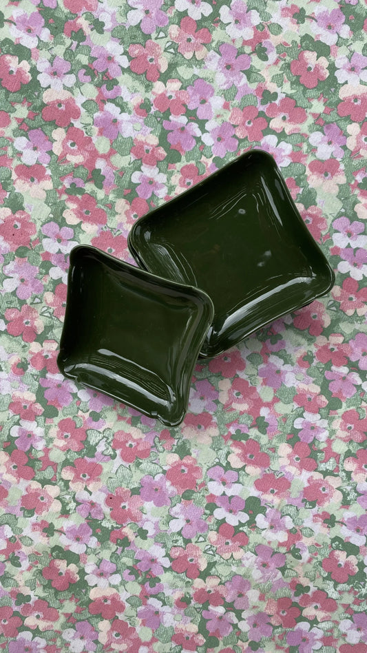 deep green small bowls