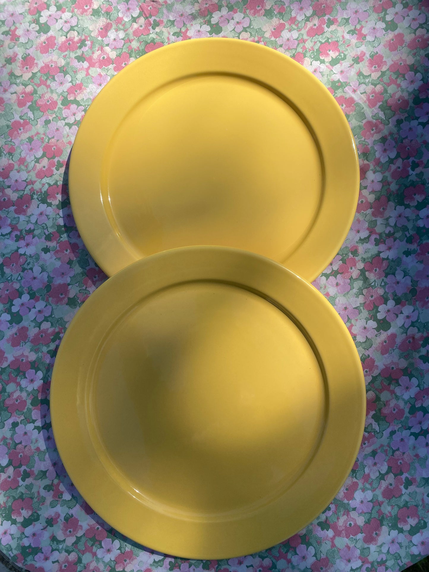 the yellow plates