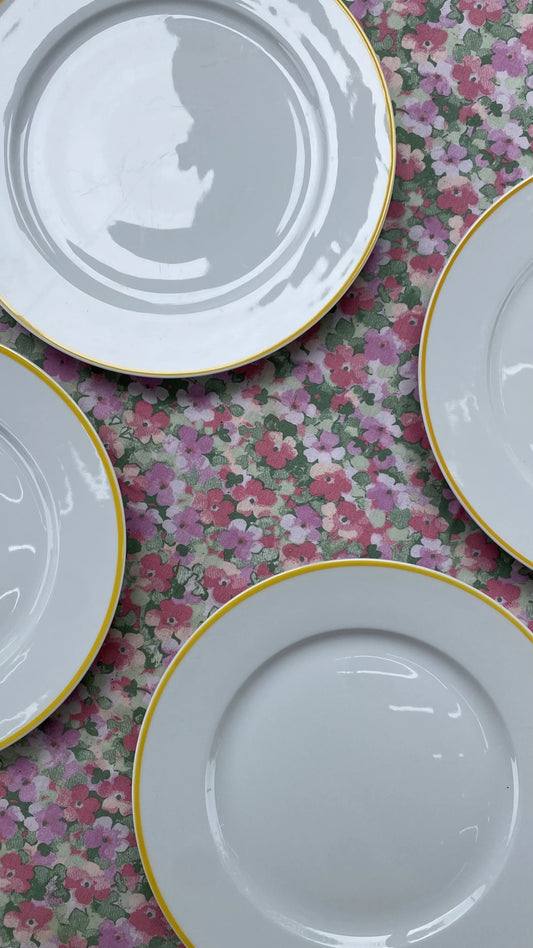 yellow france plates