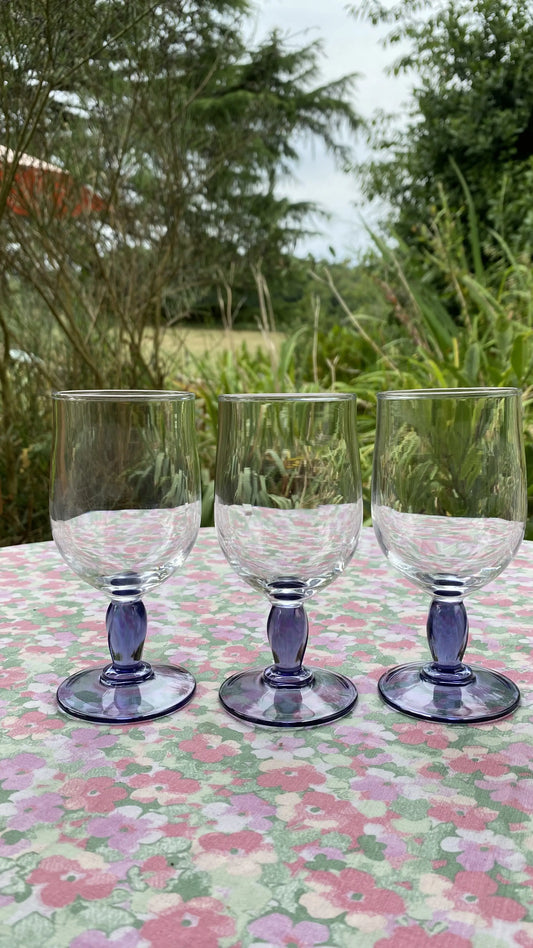 the purple glasses